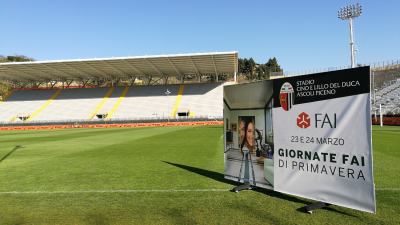 Giornate Fai di Primavera: successo di pubblico nella visita allo stadio Del Duca