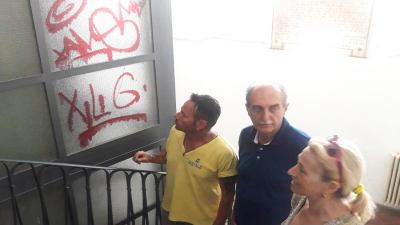 Ferma condanna del sindaco Marco Fioravanti contro i vandali che hanno imbrattato la biblioteca comunale presso il Polo di S. Agostino