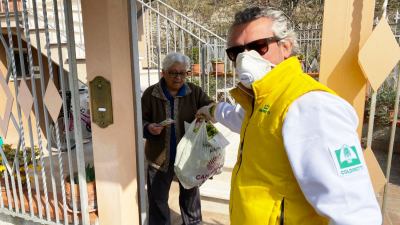 Coldiretti Ascoli Fermo: oltre un quintale e mezzo di frutta, verdura e cibo di qualità per i poveri di Ascoli Piceno e di Fermo