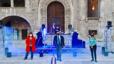 Dj set a porte chiuse di 'Asco' in piazza del Popolo che sarà trasmesso domenica 17 maggio in varie piattaforme social e tv nazionali e internazionali