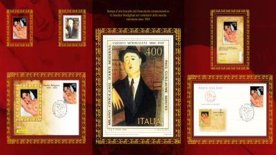 Poste Italiane: anche in provincia di Ascoli Piceno arrivano i nuovi folder dedicati a Modigliani e al Dantedì’