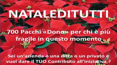 'Natale di tutti', 700 pacchi dono per cittadini e famiglie in difficoltà