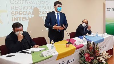 Strategia regionale di specializzazione intelligente 2021-2027: alla Loccioni insediato l’Osservatorio regionale. Acquaroli: 'Senza campanilismi, verso il futuro'. Carloni: 'Valorizzare i fondi europei e del Recovery Fund'