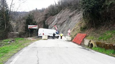 Riaperta al transito la strada provinciale n.31 di Folignano