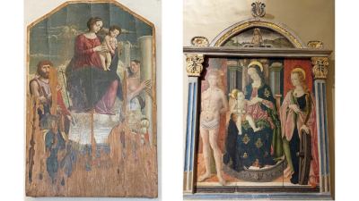 ANCOS e CONFARTIGIANATO restaurano due opere della Pinacoteca di Ascoli Piceno, soddisfazione del Sindaco Fioravanti e del direttore Papetti